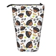 thumbnail image 1 of Kdxio Telescopic Pencil Bag Pen Holder Stationery Case,Stand-up Retractable Transformer Bag Organizer for Christmas Holiday(Rottweiler), 1 of 6