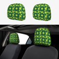 thumbnail image 1 of Kdxio Tennis Balls Pattern Print 2 Piece Car Head Rest Covers Set Auto Front/Rear Seats Headrest Cover Universal Fit Most Cars,Sedan, SUV, 1 of 9