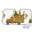 thumbnail image 1 of Kdxio Thanksgiving Truck Print Windshield Sun Shade,UV Rays and Sun Heat Protection,Sunshade for Car Windshield,Car Shade Front Windshield - Small, 1 of 6