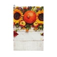 thumbnail image 1 of Kdxio Thanksgiving With Autumn Pattern Golf Towel (24" X 16") with Carabiner Clip - The Convenient Golf Cleaning Towel, 1 of 8