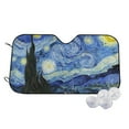 thumbnail image 1 of Kdxio The Starry Night Print Windshield Sun Shade,UV Rays and Sun Heat Protection,Sunshade for Car Windshield,Car Shade Front Windshield - Small, 1 of 6