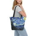 thumbnail image 1 of Kdxio The Starry Night Women Reusable Grocery Bags Foldable Ripstop,Reusable Shopping Bags for Shopping,Gym,Gift, 1 of 7
