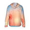 thumbnail image 1 of Kdxio The Sunset of Dandelion Print Women Men Sun Protection UPF 50+ Jackets Zip Up Long Sleeve Hoodie Hiking Lightweight with Pockets, 1 of 7