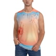 thumbnail image 1 of Kdxio The Sunset of Dandelion for Men's Muscle T-shirt,Sleeveless for Workout Running Athletic Gym Lounge Casual, 1 of 7