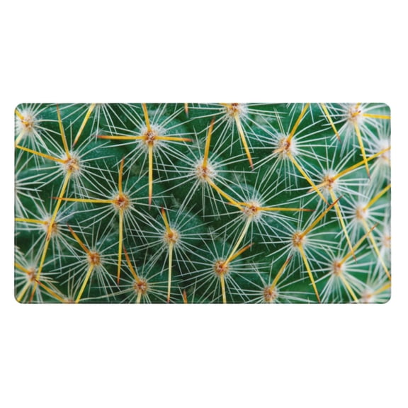 Kdxio Thorns Of Macro Cactus Print Large Gaming Mouse Pad,Non-Slip Base,Water Resist Keyboard Pad for Gamer,Office & Home,29.5 x 15.8 in