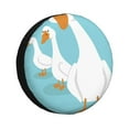 thumbnail image 1 of Kdxio Three White Geese for Tire Cover Wheel Protectors Tyre Covers Weatherproof Wheel Covers Universal Fit for Trailer Rv SUV Truck Camper Travel Trailers 14 inch, 1 of 5