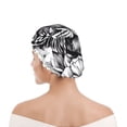 thumbnail image 1 of Kdxio Tiger Butterfly Floral Art Print Shower Cap for Women,Elastic and Reusable,Double Waterproof Layers Bathing Hat, 1 of 6