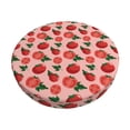 thumbnail image 1 of Kdxio Tomatoes Print Stool Covers Round,Stretch Round Bar Stool Covers Washable Bar Stool Cushion Slipcover for 12-15 Inch Chair, 1 of 7
