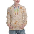thumbnail image 1 of Kdxio Tortilla Print Womens Oversized Hoodies Sweatshirts Hooded Pullover Tops Sweaters Casual-Small, 1 of 7