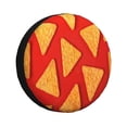 thumbnail image 1 of Kdxio Tortilla chips Tire Cover Wheel Protectors Tyre Covers Weatherproof Wheel Covers Universal Fit for Trailer Rv SUV Truck Camper Travel Trailers-15 inch, 1 of 6