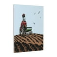 thumbnail image 1 of Kdxio Tractor plowing a field Pattern Canvas Wall Art 12x16 Inches - Waterproof HD Print Solid Wood Frame for Living Room & Bathroom,Vertical, 1 of 8