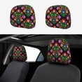 thumbnail image 1 of Kdxio Traditional Floral Polish Pattern Print 2 Piece Car Head Rest Covers Set Auto Front/Rear Seats Headrest Cover Universal Fit Most Cars,Sedan, SUV, 1 of 9