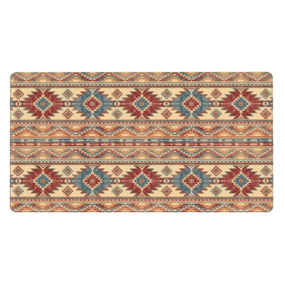 Kdxio Traditional Tribal Aztec Print Large Gaming Mouse Pad,Non-Slip Base,Water Resist Keyboard Pad for Gamer,Office & Home,29.5 x 15.8 in
