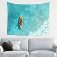 thumbnail image 1 of Kdxio Tranquil Ocean Canoe Journey Wall Hanging Tapestries Banner For Bedroom College Dorm Home Living Room Party Decor 29X37 In, 1 of 8