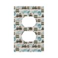 thumbnail image 1 of Kdxio Transport Train Decorator Light Switch or Receptacle Outlet Wall Plate Decorator Wall Plate Child Safe Outlet Cover-Style S, 1 of 6