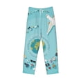 thumbnail image 1 of Kdxio Travelling on Airplane Print Men's Sleep Pajama Pant Lounge Pants with Pockets, 1 of 8