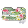 thumbnail image 1 of Kdxio Tropical Flamingo Print Windshield Sun Shade,UV Rays and Sun Heat Protection,Sunshade for Car Windshield,Car Shade Front Windshield -, 1 of 6