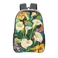 thumbnail image 1 of Kdxio Tropical Floral Jungle Clear Backpack, Transparent Bookbag for School for Women Men, Capacity Clear Bag for College, Travel, 1 of 7