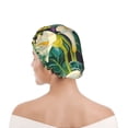 thumbnail image 1 of Kdxio Tropical Floral Jungle Print Shower Cap for Women,Elastic and Reusable,Double Waterproof Layers Bathing Hat, 1 of 6