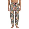 thumbnail image 1 of Kdxio Tropical Fruit Pattern Joggers,Sweatpants for Men with Pockets-Medium, 1 of 5
