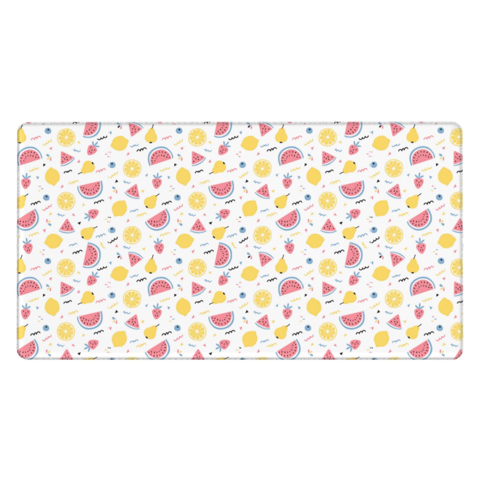 Kdxio Tropical Fruit Print Large Gaming Mouse Pad,Non-Slip Base,Water Resist Keyboard Pad for Gamer,Office & Home,29.5 x 15.8 in