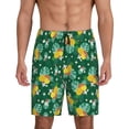 thumbnail image 1 of Kdxio Tropical Fruit Print Mens Sleep Shorts Bottoms Soft Comfy Pajama Wear Pants with Drawstring Pockets, 1 of 7