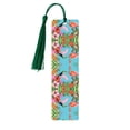 thumbnail image 1 of Kdxio Tropical Jungle Flamingo Print Metal Tassel Bookmarks,Perfect Gift for Art Lovers and Bookworms Metal Bookmarks for Women, 1 of 8