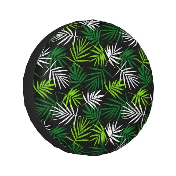 Kdxio Tropical Leaves1 for Tire Cover Wheel Protectors Tyre Covers Weatherproof Wheel Covers Universal Fit for Trailer Rv SUV Truck Camper Travel Trailers 15 inch