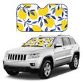 thumbnail image 1 of Kdxio Tropical Lemon Print Windshield Sun Shade, Foldable Sun Blocker for Car,Truck,SUV Automotive Interior Sun Protection,Reflective Shade for Front Windshield(Small), 1 of 7