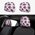 thumbnail image 1 of Kdxio Tulips Flowers Pattern Print 2 Piece Car Head Rest Covers Set Auto Front/Rear Seats Headrest Cover Universal Fit Most Cars,Sedan, SUV, 1 of 9