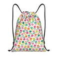 thumbnail image 1 of Kdxio Tulips Flowers Print Drawstring Backpack Bag,Waterproof Draw String Back Sack, Gym Drawstring Bags Swim Bag For Unisex, 1 of 9