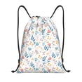 thumbnail image 1 of Kdxio Tulips Flowers Print Drawstring Backpack Bag,Waterproof Draw String Back Sack, Gym Drawstring Bags Swim Bag For Unisex, 1 of 9