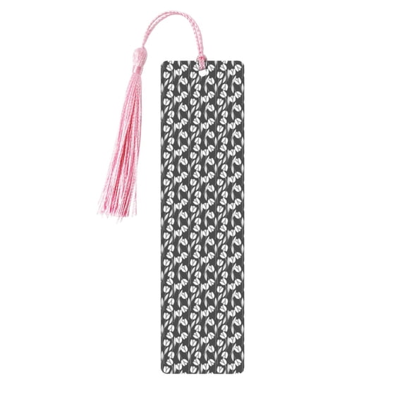 Kdxio Tulips Flowers Print Metal Tassel Bookmarks,Perfect Gift for Art Lovers and Bookworms Metal Bookmarks for Women