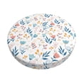 thumbnail image 1 of Kdxio Tulips Flowers Print Stool Covers Round,Stretch Round Bar Stool Covers Washable Bar Stool Cushion Slipcover for 12-15 Inch Chair, 1 of 7