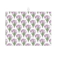 thumbnail image 1 of Kdxio Tulips Flowers for Dish Drying Mat,24*18 inch Absorbent Dish Drainer Kitchen Counter,Large Size Dish Drying Pad for Countertops,Draining Racks, 1 of 9