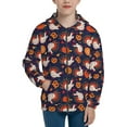 thumbnail image 1 of Kdxio Turkey And Thanksgiving Pattern Kids Boys Girls Zip Up Hoodie 3D Printed Hooded Sweatshirt Hoody Coat with Pocket 7-12 Y-Small, 1 of 6
