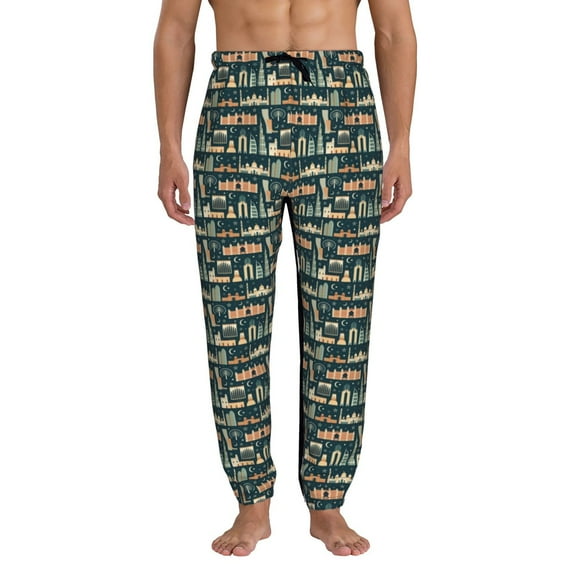 Kdxio UAE Travel1 1 Pattern Joggers,Sweatpants for Men with Pockets-3X-Large