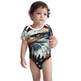 thumbnail image 1 of Kdxio USA Bald Eagle Pattern Unisex Baby Cotton Short Sleeve Bodysuits-12 Months, 1 of 5