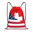 thumbnail image 1 of Kdxio USA Switzerland Print Drawstring Backpack Bag,Waterproof Draw String Back Sack, Gym Drawstring Bags Swim Bag For Unisex, 1 of 5