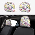 thumbnail image 1 of Kdxio Undersea Seahorse Pattern Print 2 Piece Car Head Rest Covers Set Auto Front/Rear Seats Headrest Cover Universal Fit Most Cars,Sedan, SUV, 1 of 9