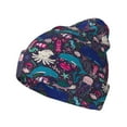 thumbnail image 1 of Kdxio Underwater Animals Winter Beanie for Men Women Beanie Knit Hat Cuffed Cap Beanie Knit Chunky Snow Cap, 1 of 6