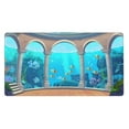 thumbnail image 1 of Kdxio Underwater Aquarium Arches Print Large Gaming Mouse Pad,Non-Slip Base,Water Resist Keyboard Pad for Gamer,Office & Home,29.5 x 15.8 in, 1 of 1