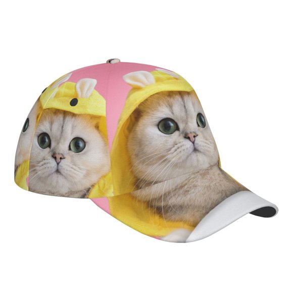 Kdxio Unisex A Funny Cat Pattern Baseball Cap Unisex Washed Classic Adjustable Hat