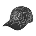 thumbnail image 1 of Kdxio Unisex A Web With A Spider Pattern Baseball Cap Unisex Washed Classic Adjustable Hat, 1 of 5