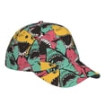 thumbnail image 1 of Kdxio Unisex Angry Shark Pattern Pattern Baseball Cap Unisex Washed Classic Adjustable Hat, 1 of 7