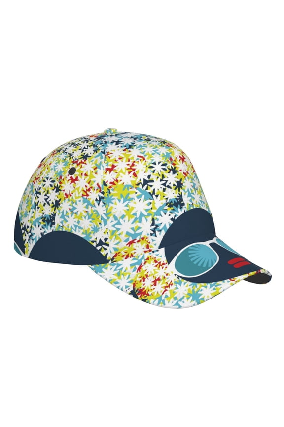 Unisex Black Head Woman with Marijuana Hair Pattern Baseball Cap Unisex Washed Classic Adjustable Hat