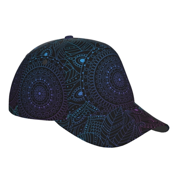 Kdxio Unisex Boho Pattern Baseball Cap Unisex Washed Classic Adjustable Hat