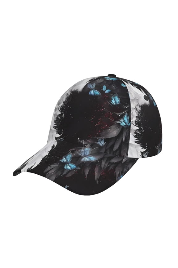Unisex Butterfly Angel Wings Art Pattern Baseball Cap Unisex Washed Classic Adjustable Hat