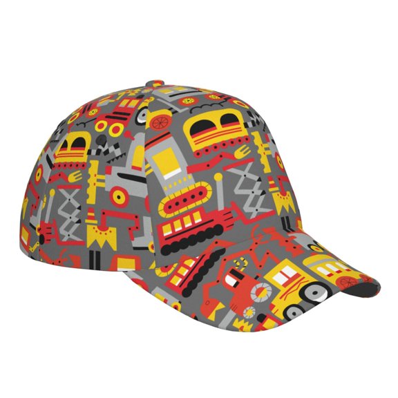 Kdxio Unisex Cars Pattern Baseball Cap Unisex Washed Classic Adjustable Hat