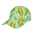 thumbnail image 1 of Kdxio Unisex Corn 7 Pattern Baseball Cap Unisex Washed Classic Adjustable Hat, 1 of 5